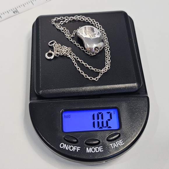 🫘Tiffany & Co. Bean Elsa Peretti 925 Sterling Silver Vintage Necklace 🌱 - Picture 9 of 14